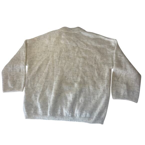 Swedish Kappahl Mohair Wool Blend Mock Neck Sweater Size Womens Large - Picture 6 of 7